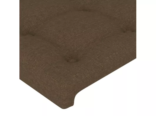 Kauf Unique Kopfteil mit Ohren Dunkelbraun 183x23x118/128 cm Stoff Verkauf