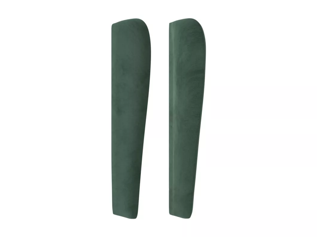 Kauf Unique Kopfteil mit Ohren Dunkelgrün 203x23x118/128 cm Samt Angebote