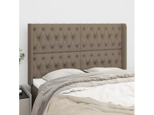 Kauf Unique Kopfteil mit Ohren Taupe 147x16x118/128 cm Stoff