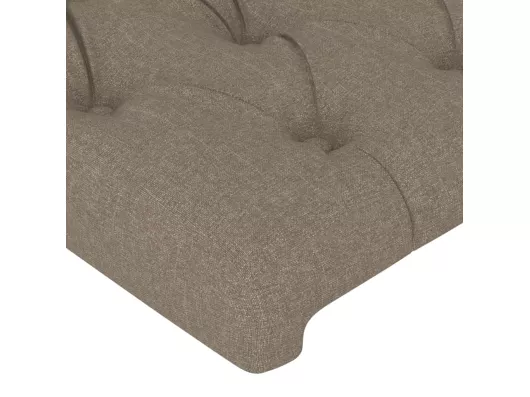 Kauf Unique Kopfteil mit Ohren Taupe 147x16x118/128 cm Stoff Hotsell