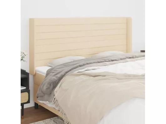 Kauf Unique Kopfteil mit Ohren Creme 183x16x118/128 cm Stoff