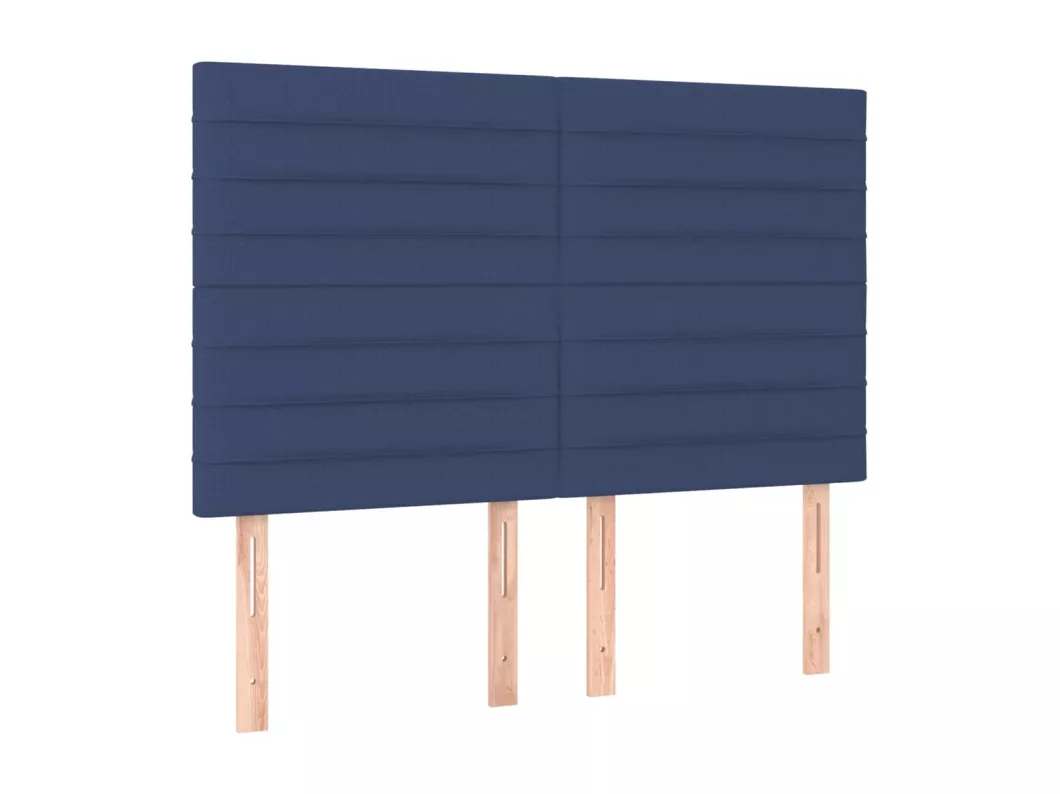 Kauf Unique LED Kopfteil Blau 144x5x118/128 cm Stoff Meist gekauft