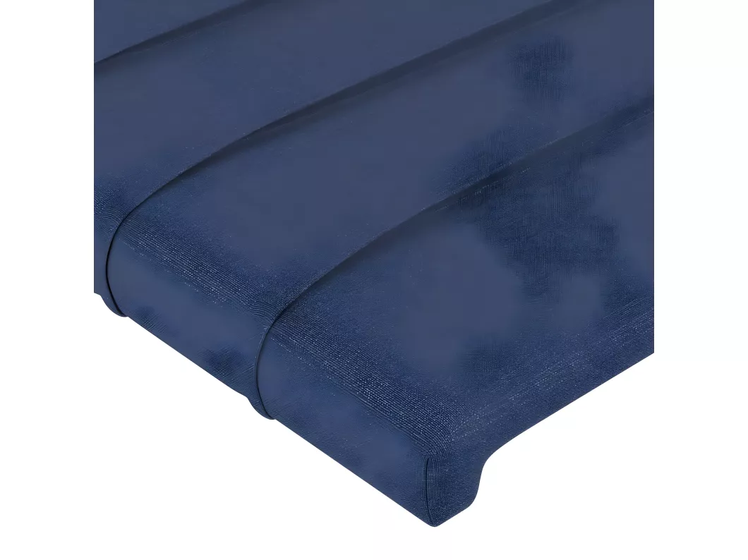 Kauf Unique LED Kopfteil Blau 144x5x118/128 cm Stoff Meist gekauft