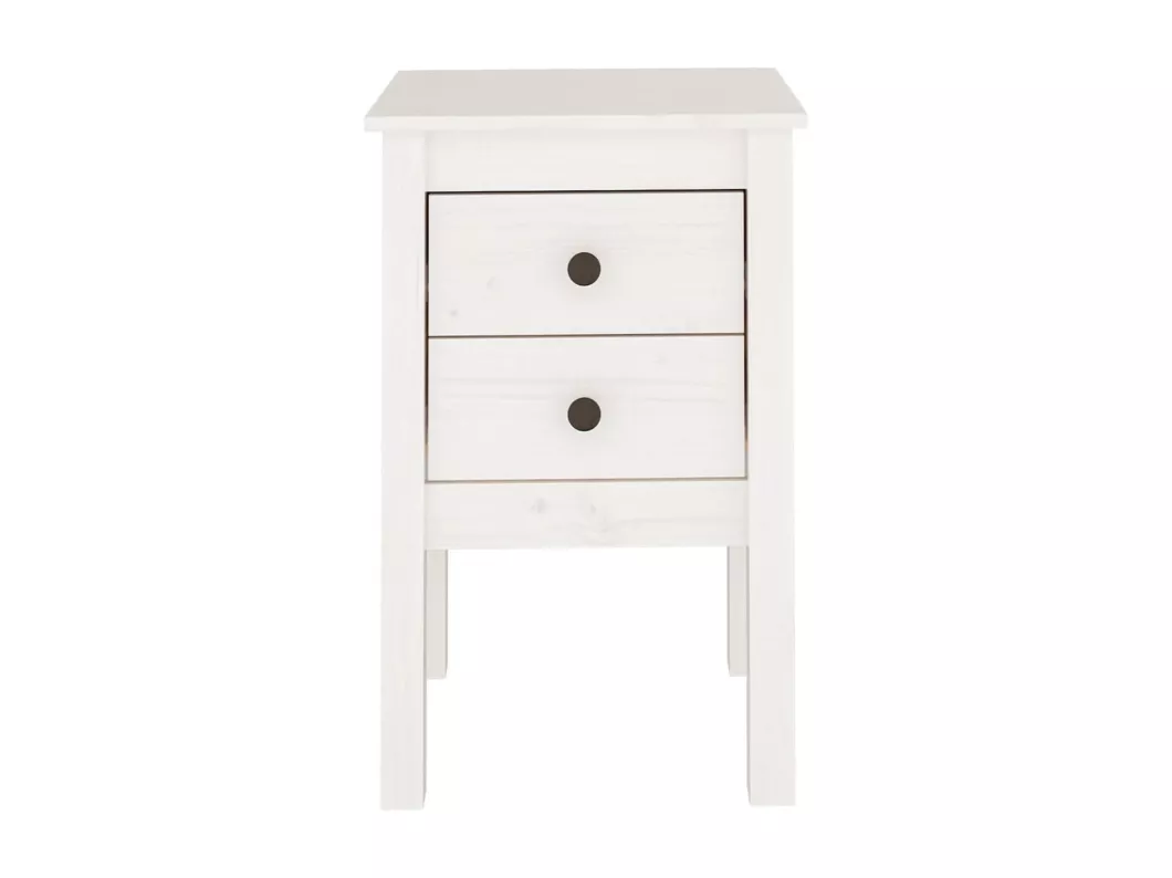 Kauf Unique Nachttische 2 Stk. Weiß 40x35x61,5 cm Massivholz Kiefer Limitierter Zeitrabatt