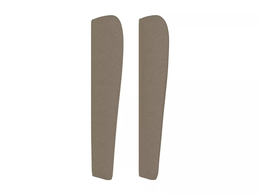 Kauf Unique Kopfteil mit Ohren Taupe 83x23x118/128 cm Stoff Fabrikpreis