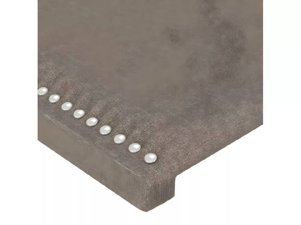 Kauf Unique Kopfteil mit Ohren Taupe 83x23x118/128 cm Stoff Fabrikpreis