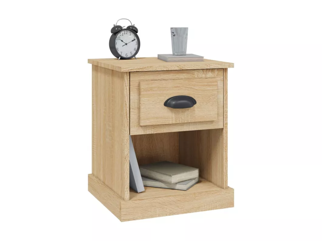 Kauf Unique Nachttisch Sonoma-Eiche 39x39x47,5 cm Holzwerkstoff Begrenztes Angebot