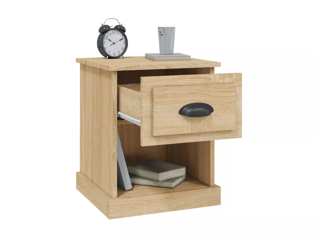 Kauf Unique Nachttisch Sonoma-Eiche 39x39x47,5 cm Holzwerkstoff Begrenztes Angebot