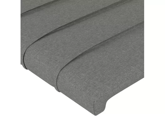 Kauf Unique Kopfteile 4 Stk. Dunkelgrau 100x5x78/88 cm Stoff Exklusivangebot