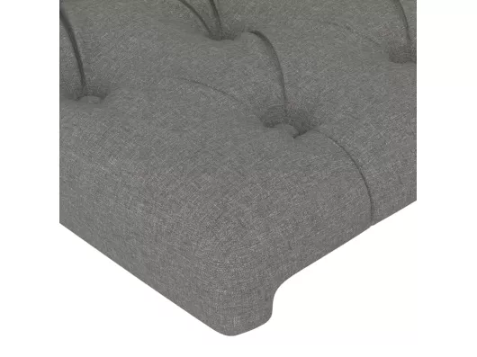 Kauf Unique Kopfteil mit Ohren Dunkelgrau 203x23x78/88 cm Stoff Cyber Monday