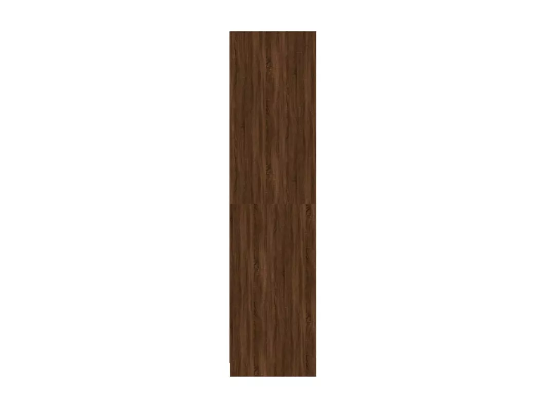 Kauf Unique Kleiderschrank Braun Eiche-Optik 100x50x200 cm Holzwerkstoff Muttertagsangebot