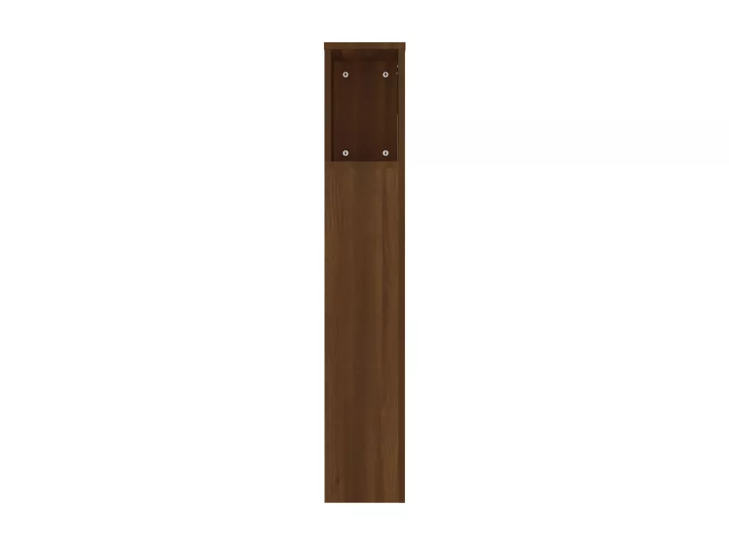 Kauf Unique Kopfteil mit Ablagen Braun Eichen-Optik 220x18,5x104,5 cm Jubiläumsangebot