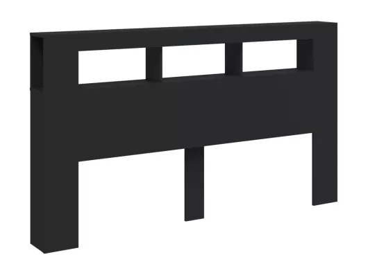 Kauf Unique LED-Kopfteil Schwarz 180x18,5x103,5 cm Holzwerkstoff Neuheiten