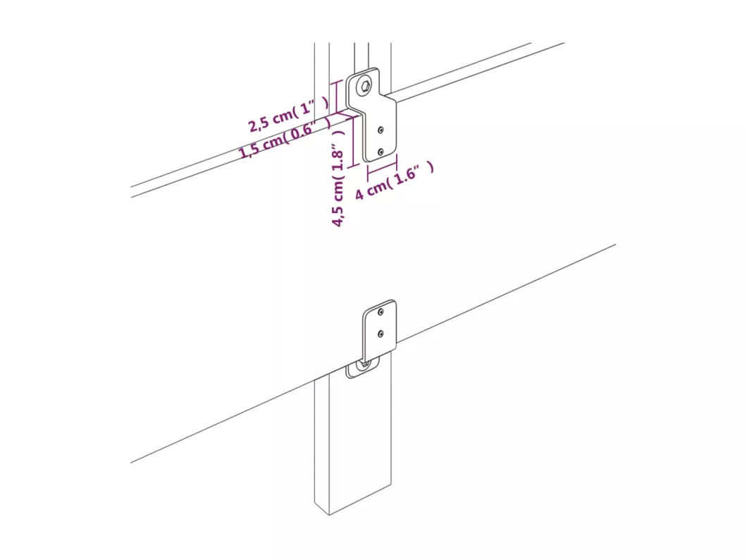 Kauf Unique Kopfteile 4 Stk. Dunkelgrau 90x5x78/88 cm Samt Sonderangebote