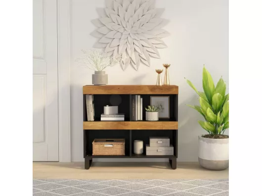 Kauf Unique Beistellschrank 85x33x75 cm Massivholz Mango Tiefpreis