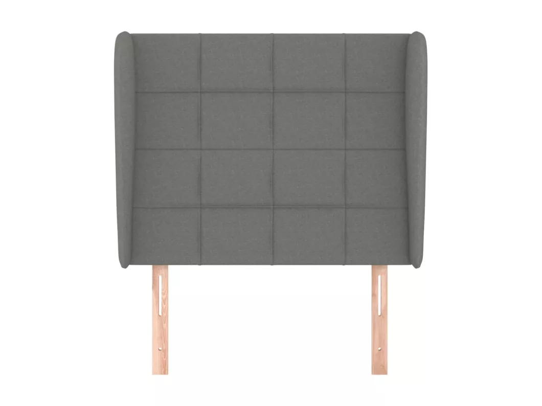 Kauf Unique Kopfteil mit Ohren Dunkelgrau 93x23x118/128 cm Stoff Begrenzte Freigabe