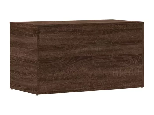 Kauf Unique Aufbewahrungstruhe Braun Eichen-Optik 84x42x46 cm Holzwerkstoff Letzte 3 Tage