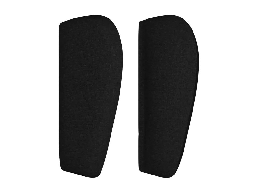 Kauf Unique Kopfteil mit Ohren Schwarz 203x23x78/88 cm Stoff Letzte 2 Tage