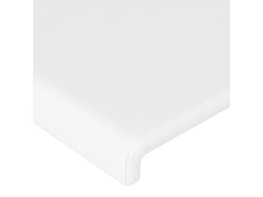Kauf Unique Kopfteil mit Ohren Weiß 203x16x78/88 cm Kunstleder Zeitbegrenzte Promotion