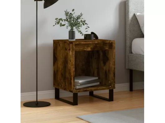 Kauf Unique Nachttisch Räuchereiche 40x35x50 cm Holzwerkstoff Bis zu 50% Rabatt