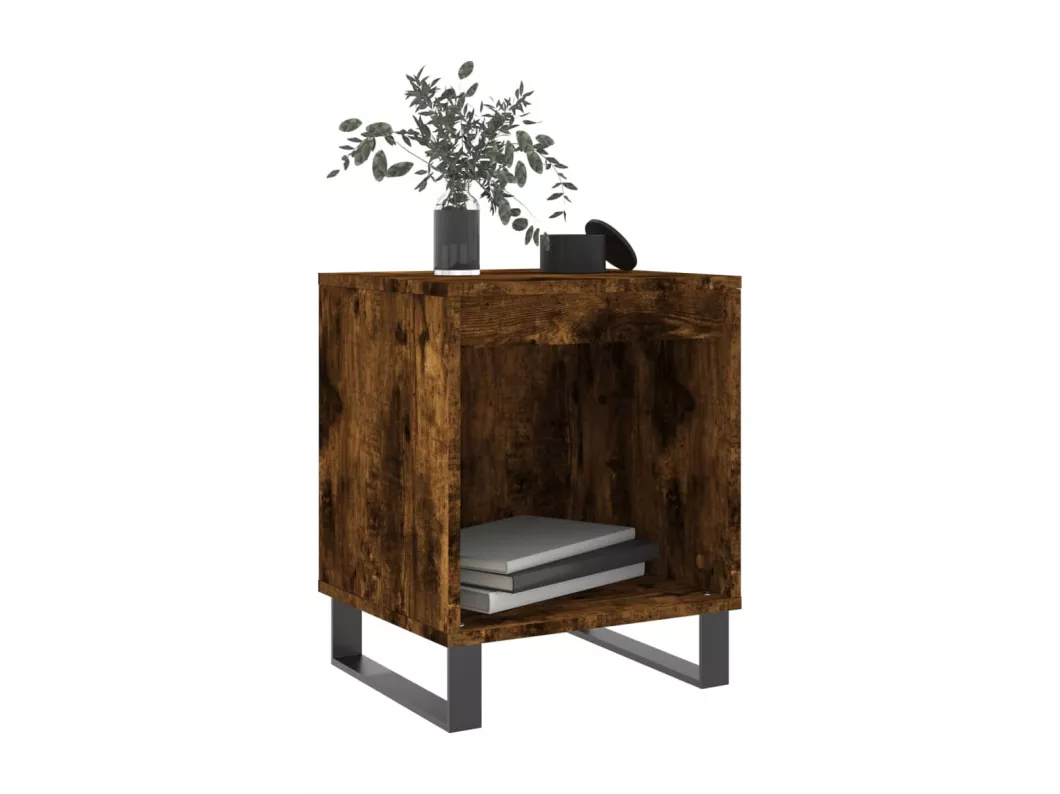 Kauf Unique Nachttisch Räuchereiche 40x35x50 cm Holzwerkstoff Bis zu 50% Rabatt