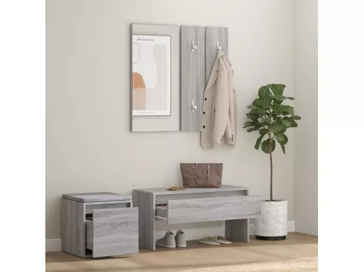 Kauf Unique Flurmöbel-Set Grau Sonoma Holzwerkstoff Bis zu 60% Rabatt