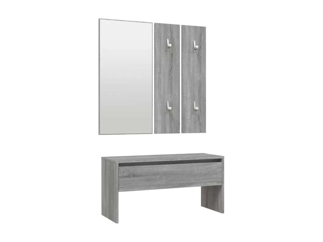 Kauf Unique Flurmöbel-Set Grau Sonoma Holzwerkstoff Bis zu 60% Rabatt