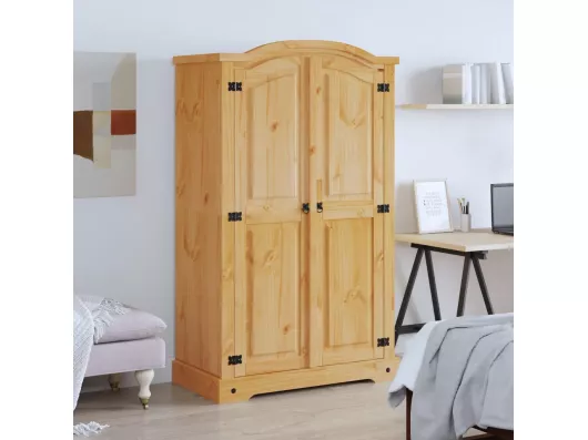 Kauf Unique Kleiderschrank Mexiko-Stil Kiefernholz 2 Türen