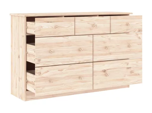 Kauf Unique Kommode ALTA 112x35x73 cm Massivholz Kiefer Bis zu 55% Rabatt