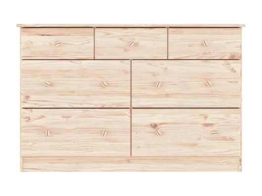 Kauf Unique Kommode ALTA 112x35x73 cm Massivholz Kiefer Bis zu 55% Rabatt