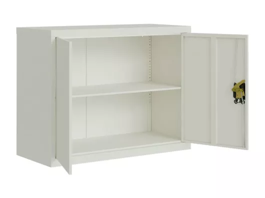 Kauf Unique Aktenschrank Hellgrau 90x40x70 cm Stahl Discount Store für neue Produkte
