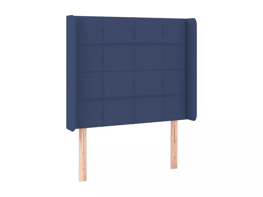 Kauf Unique LED Kopfteil Blau 83x16x118/128 cm Stoff Nur noch ein Tag übrig