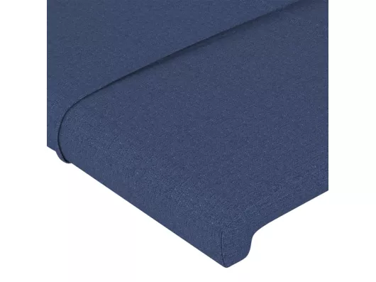 Kauf Unique LED Kopfteil Blau 83x16x118/128 cm Stoff Nur noch ein Tag übrig