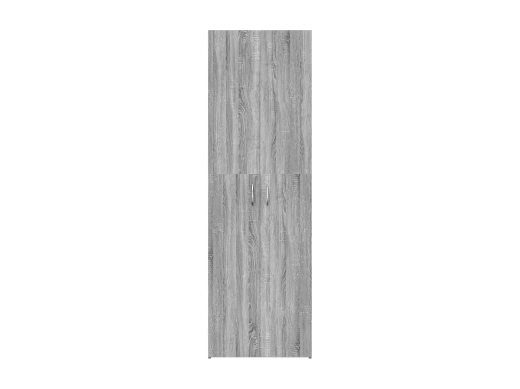 Kauf Unique Büroschrank Grau Sonoma 60x32x190 cm Holzwerkstoff 50% Rabatt mit kostenlosem Versand