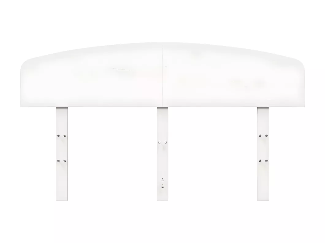 Kauf Unique Kopfteil Weiß 140 cm Massivholz Kiefer Kostenloser Versand international