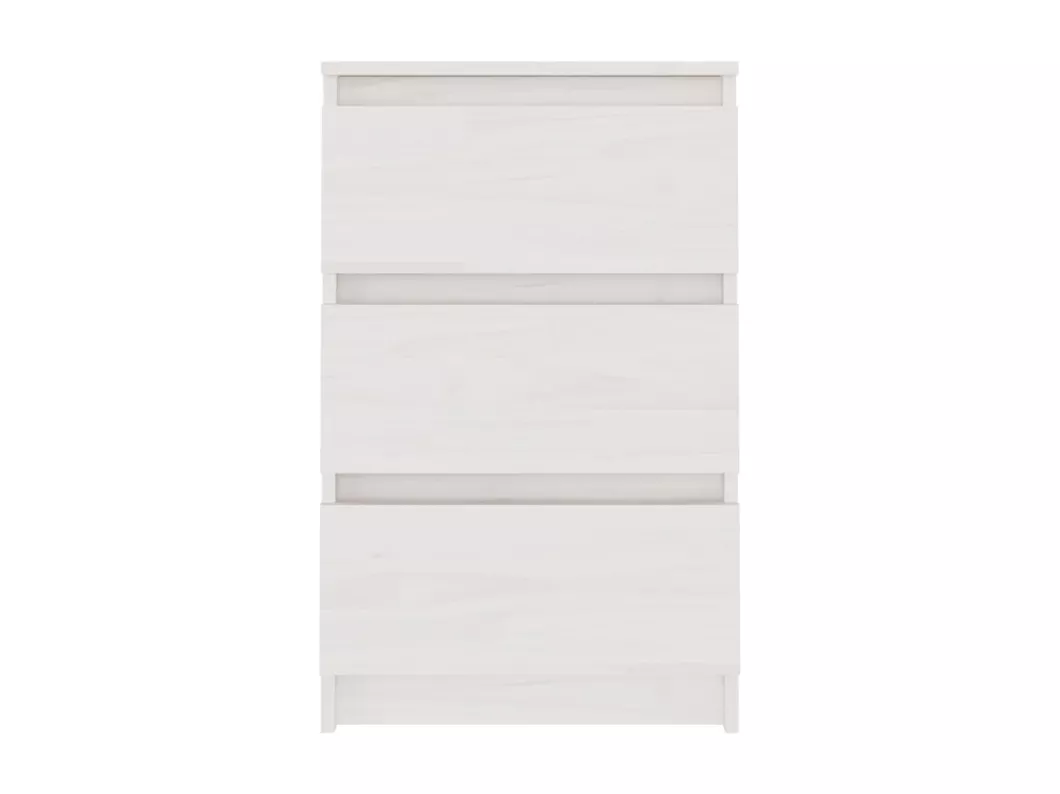 Kauf Unique Nachtschrank Weiß 40x29,5x64 cm Massivholz Kiefer Fabrikladen