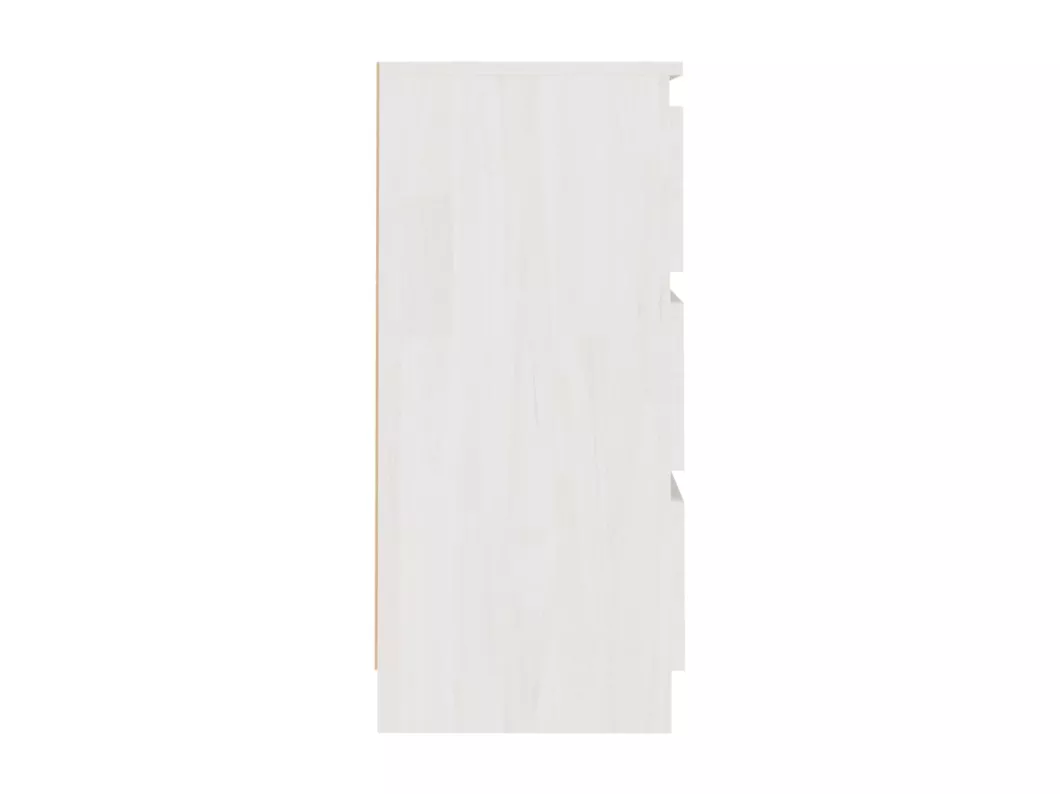 Kauf Unique Nachtschrank Weiß 40x29,5x64 cm Massivholz Kiefer Fabrikladen