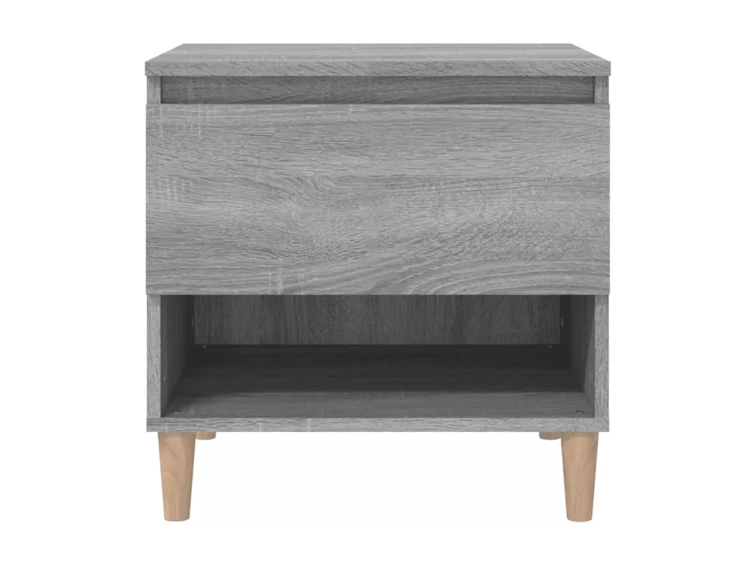 Kauf Unique Nachttisch Grau Sonoma 50x46x50 cm Holzwerkstoff Black Friday Preise