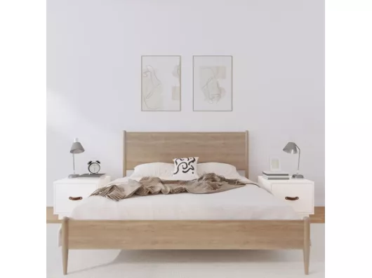 Kauf Unique Nachttische 2 Stk. Weiß 40x34x35 cm Massivholz Kiefer
