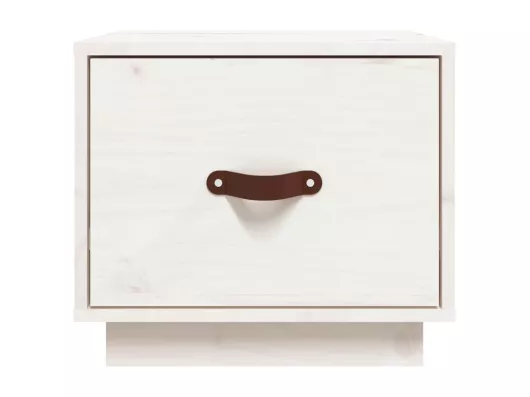 Kauf Unique Nachttische 2 Stk. Weiß 40x34x35 cm Massivholz Kiefer 2025
