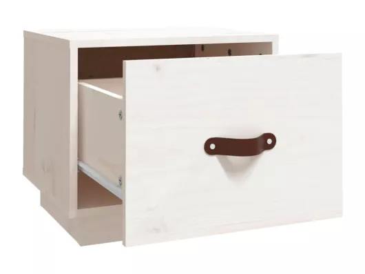 Kauf Unique Nachttische 2 Stk. Weiß 40x34x35 cm Massivholz Kiefer 2025
