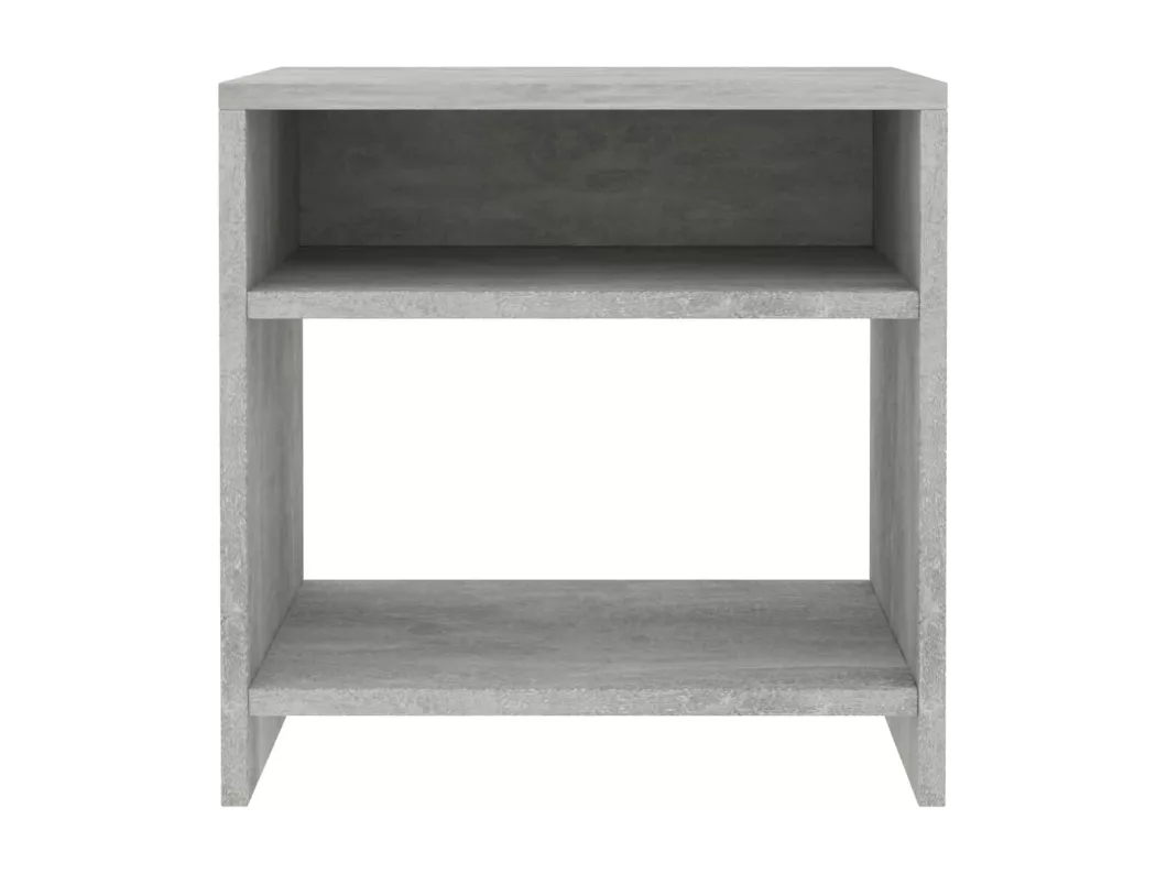 Kauf Unique Nachttische 2 Stk. Betongrau 40x30x40 cm Holzwerkstoff im Angebot