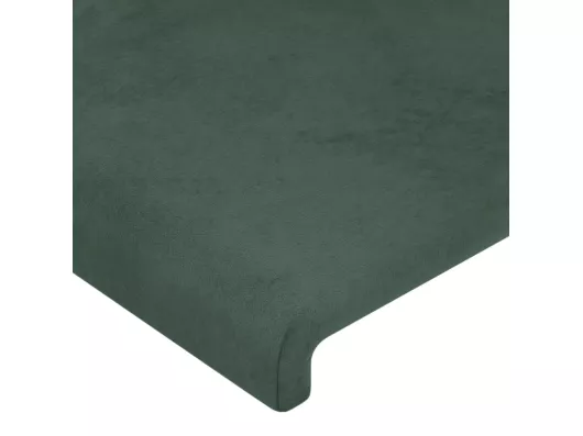 Kauf Unique Kopfteile 2 Stk. Dunkelgrün 90x5x78/88 cm Samt Schlussverkauf