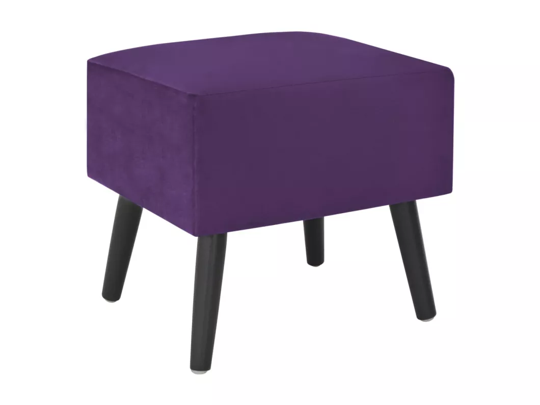 Kauf Unique Nachttisch Dunkelviolett 40 x 35 x 40 Samt Kostenloser Versand