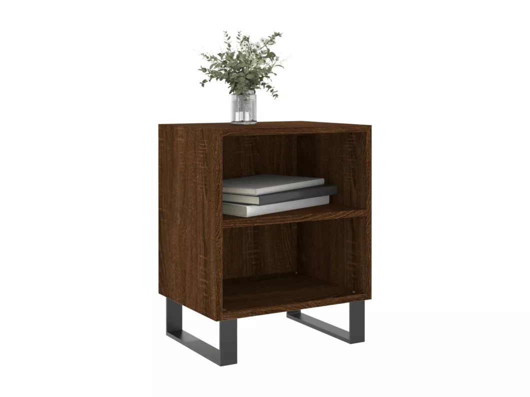 Kauf Unique Nachttisch Braun Eichen-Optik 40x30x50 cm Holzwerkstoff Fabrikpreis