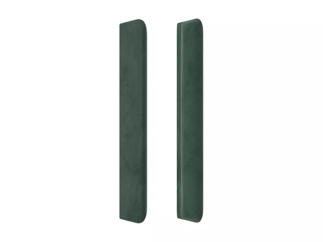 Kauf Unique Kopfteil mit Ohren Dunkelgrün 93x16x118/128 cm Samt Sonderangebot