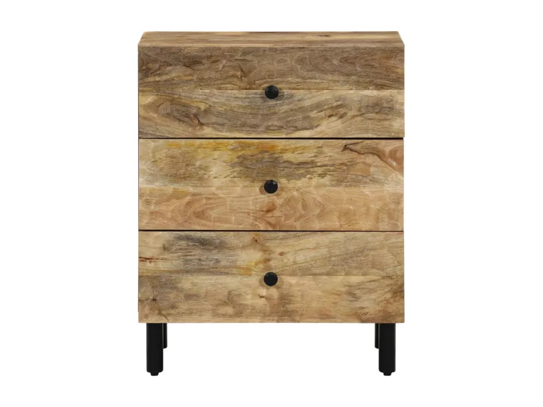 Kauf Unique Nachttisch 50x33x60 cm Massivholz Mango Versandkostenfrei