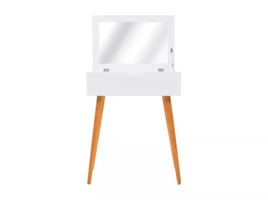 Kauf Unique Schminktisch mit Spiegel MDF 60 x 40 x 75 cm Begrenztes Angebot