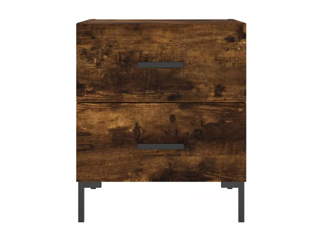 Kauf Unique Nachttische 2 Stk. Räuchereiche 40x35x47,5 cm Holzwerkstoff Saisonschlussverkauf
