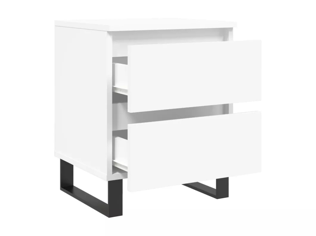 Kauf Unique Nachttisch Weiß 40x35x50 cm Holzwerkstoff Black Friday